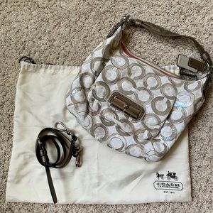 Coach Sequin Kristin Hobo